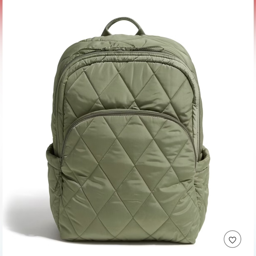 Vera Bradley Sage Quilted Backpack